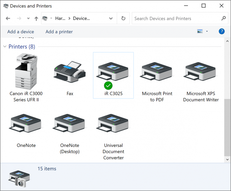 Devices And Printers Windows 11